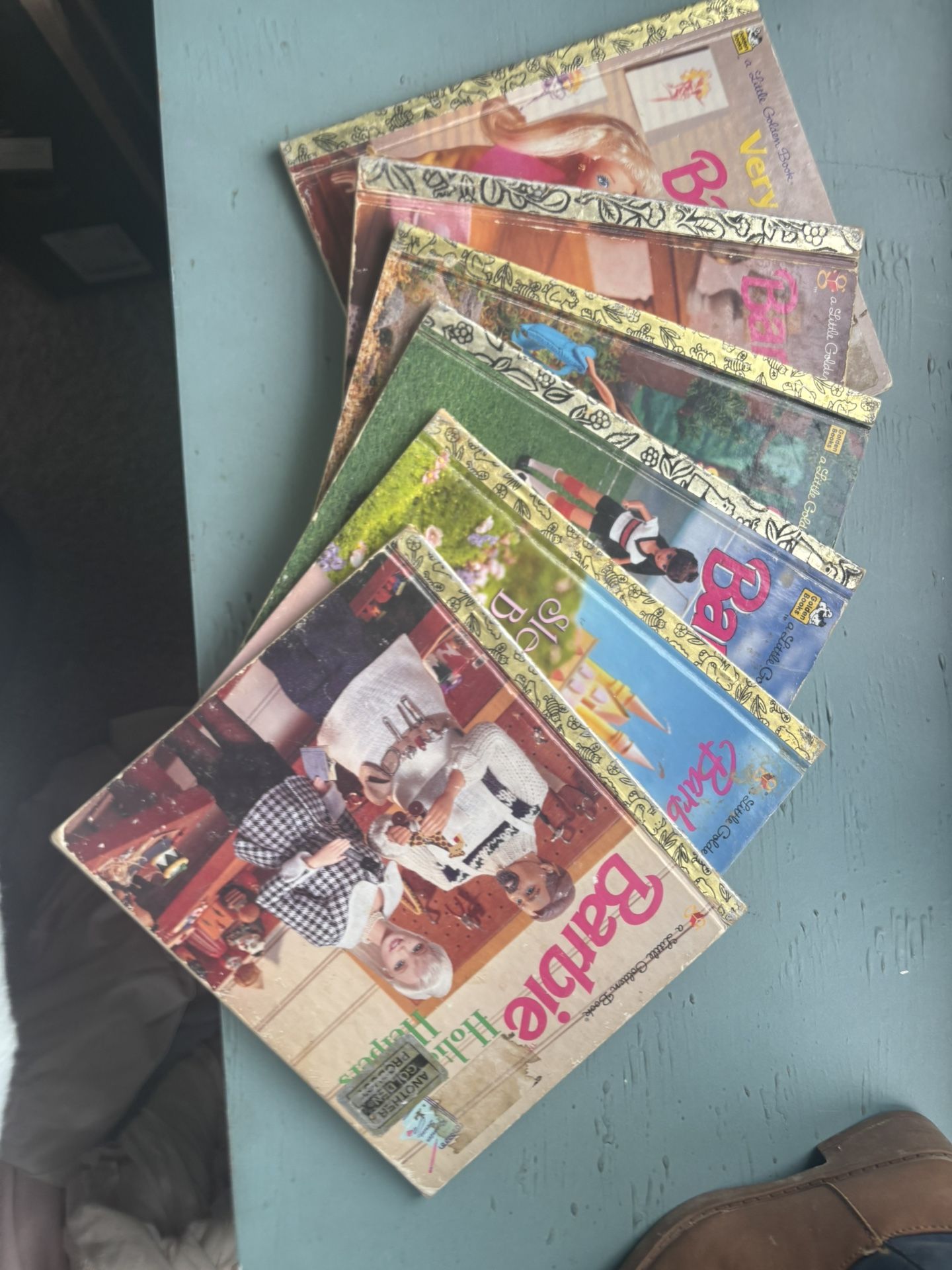 Set Of 6 Barbie Little Golden Books