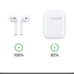 Apple Air Pods 2nd Generation With Charging Case And Protective Cover 
