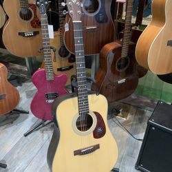 NEW Saga Acoustic Electric Guitar