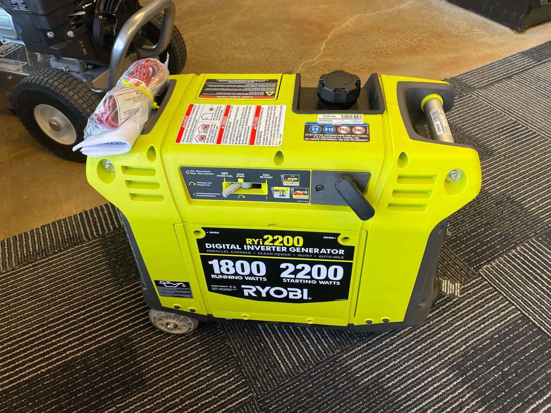 Ryobi Ryi2200 generator NEW