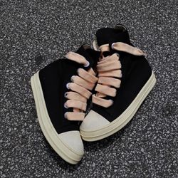 Rick Owens Drkshdw Ramone Jumbo Lace High