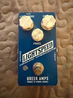 Greer Lightspeed Organic Overdrive