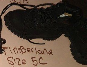Boys Timberland Boots Size 5c 