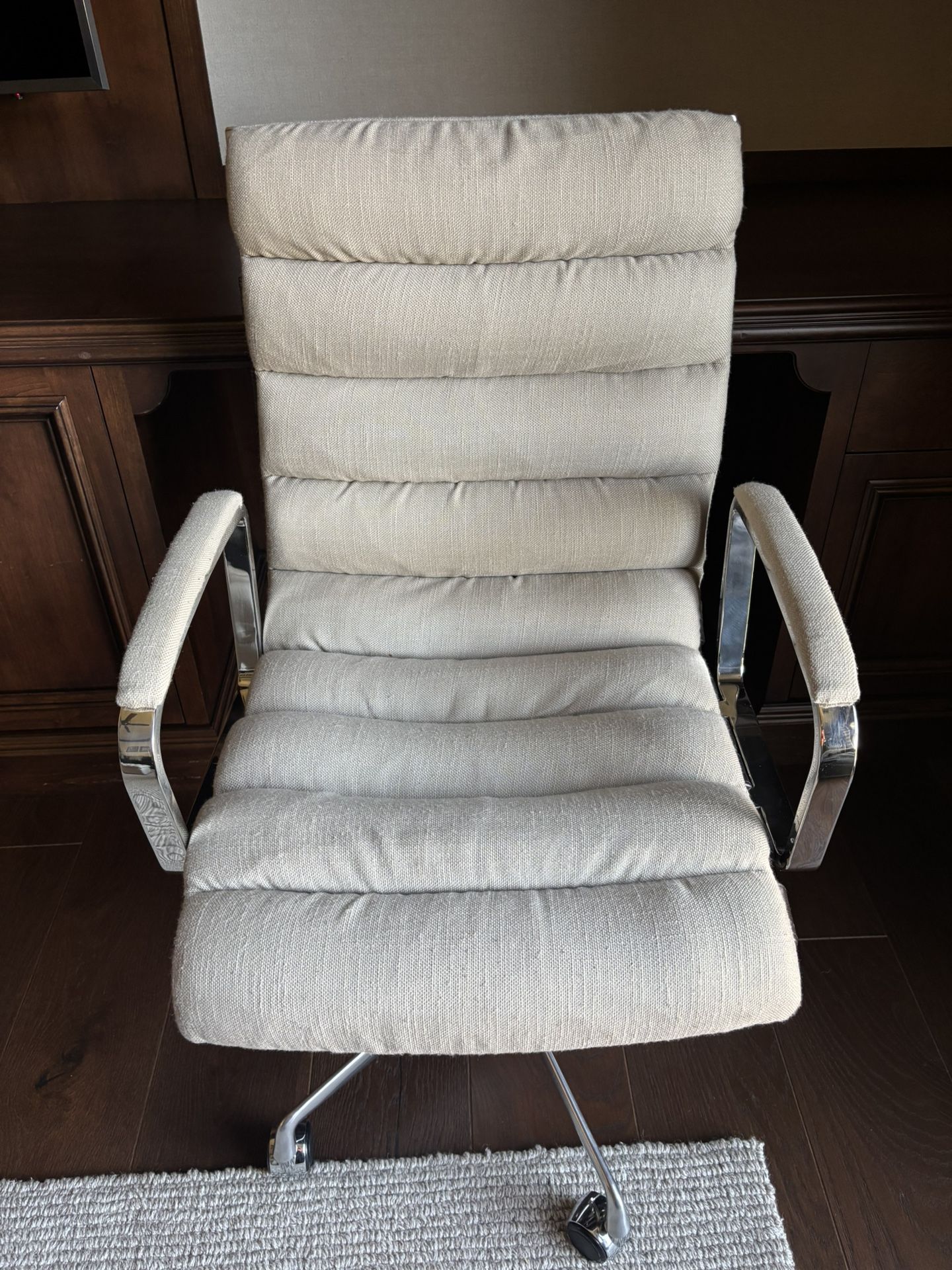 Restoration Hardware Chrome Office Chair