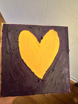 Small Heart Oil Painting