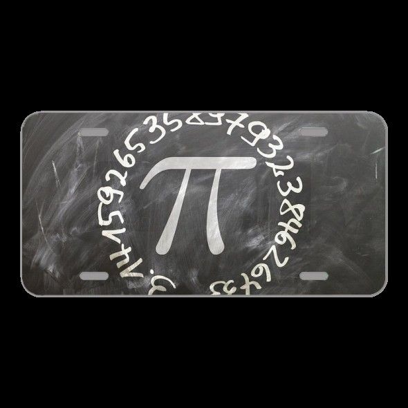 License Plate Novelty Car Front Pi Board School District Diameter