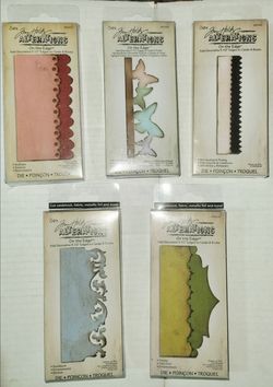 Assorted Sizzix Jim Holtz Alterations Craft Dies MANY FOR SALE $10 EACH!