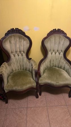 Kimball victorian antique chairs