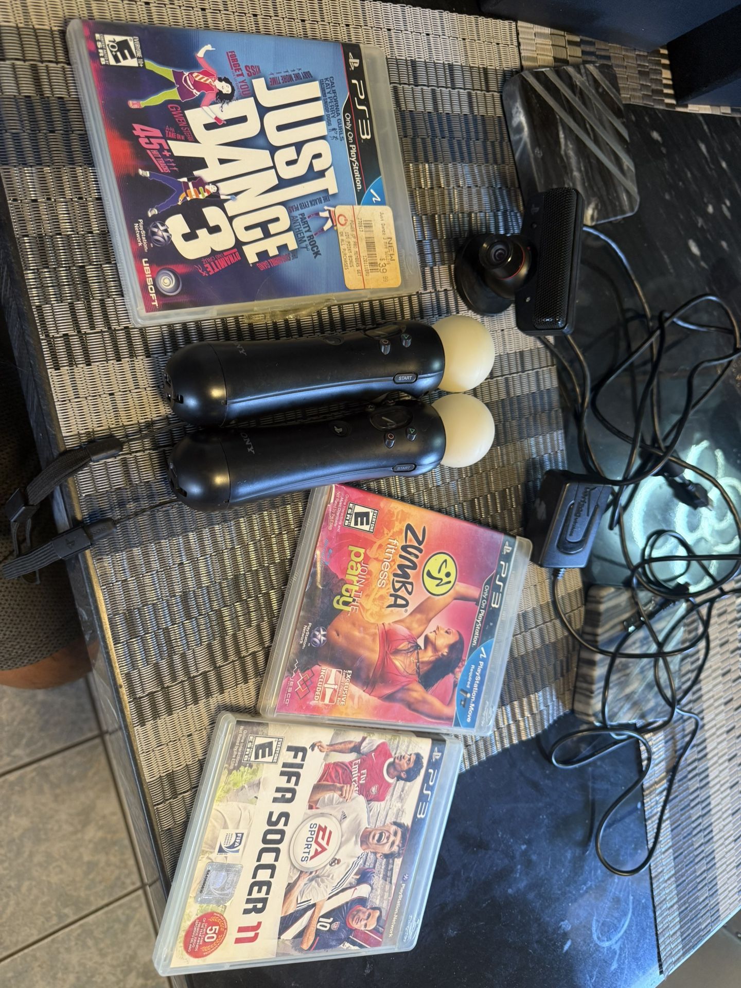 Sony Playstation Move Motion Controllers PS3 PS4, Two Controllers