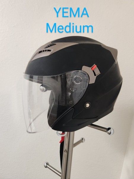 Helmet, Riding Helmet, Motorcycle Helmet, Yema: matt black, DOT