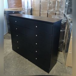 Ten drawers dresser with rails / 10 drawers dresser with rails