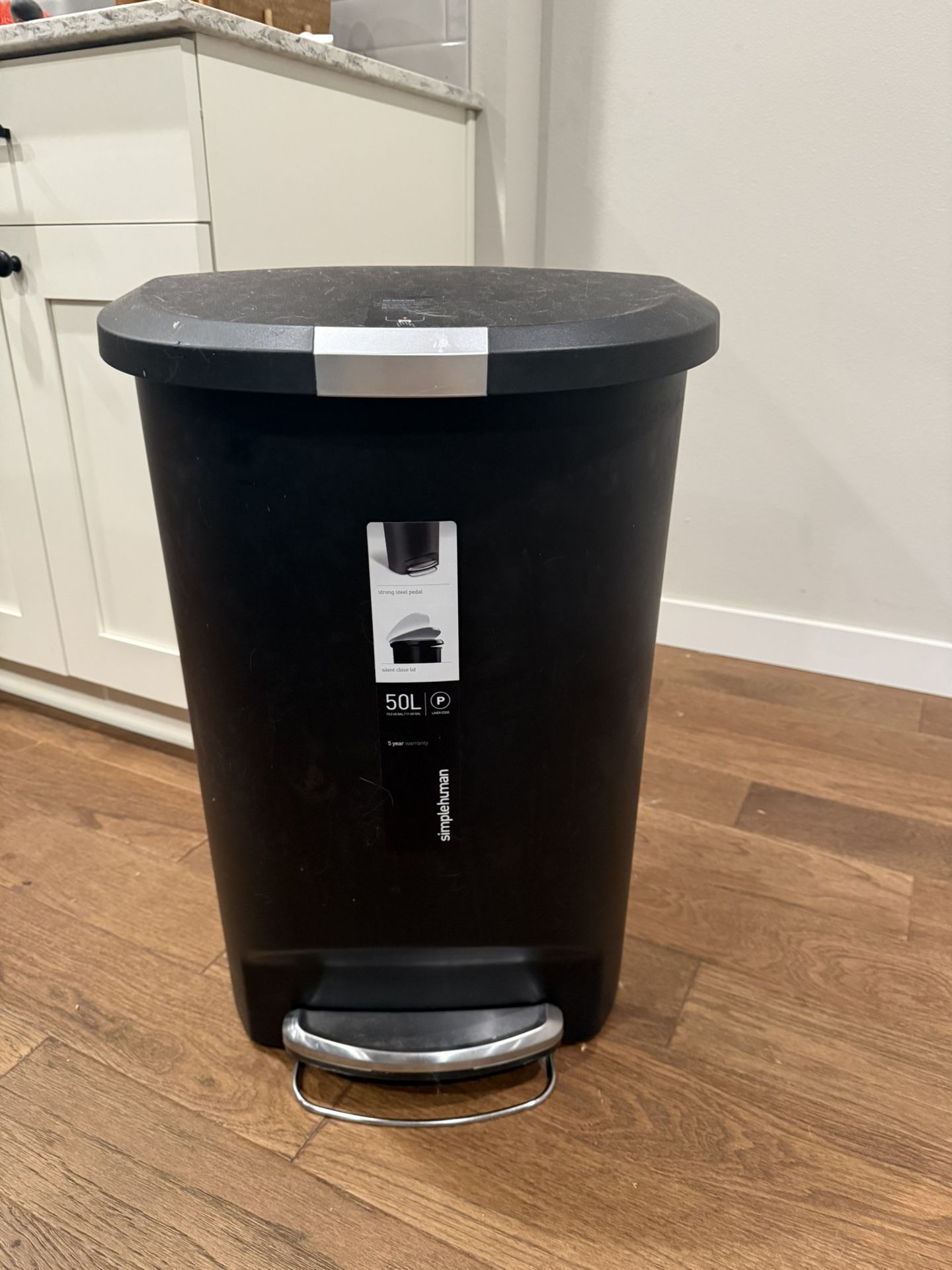 simplehuman 50 Liter / 13 Gallon