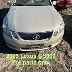2006 Lexus GS300 For Parts Only 
