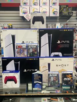 PS5 available now digital or disc on payment plan option $49 only apply application online for free  easy