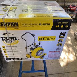 Brand New  Gas Powered Champion Walk behind Blower 