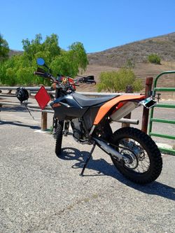 2008 KTM 530 EXC-r plated dual sport.