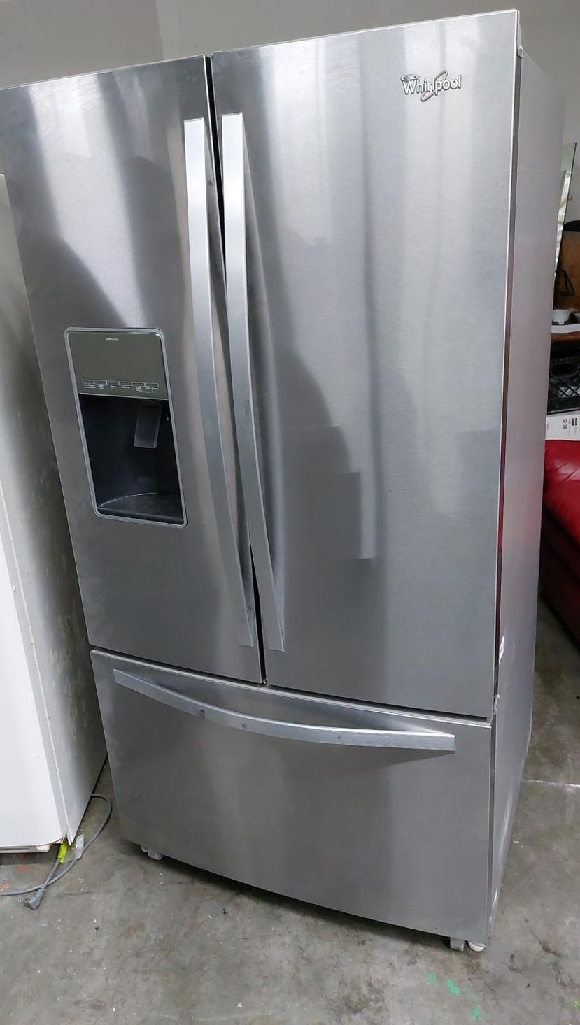 Whirlpool 3-Door French Door Fridge - Stainless Steel