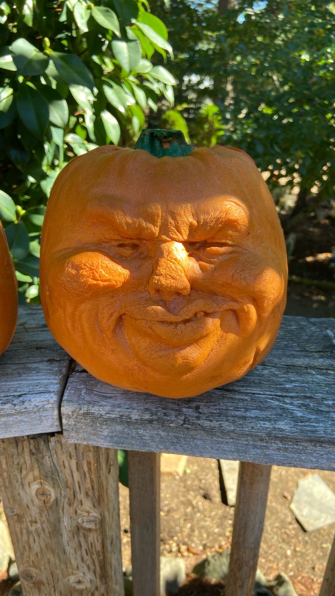 Vintage Halloween Foam Pumpkin