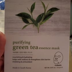 Cala Green Tea Face Masks X5