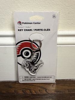 New Pokemon Center Fossil Museum Exclusive Tyrantrum Skeleton Acrylic Keychain