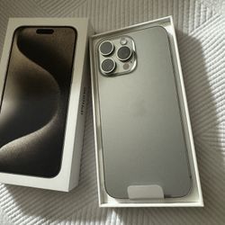 Apple iPhone 15 Pro Max 256gb Natural Unlocked Any Carrier I Can Bring To you Today