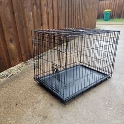 Dog Crate With Tray
