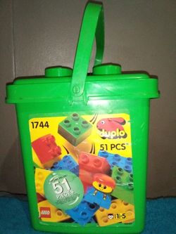 Lego Duplo Carrying Tub & Mega Bloks Base