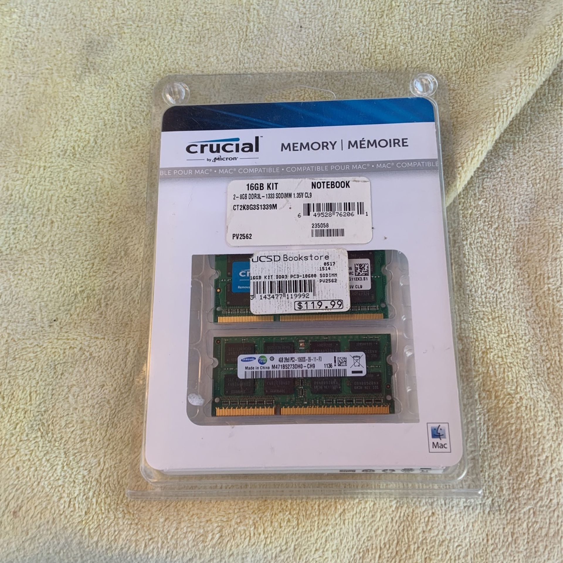 Crucial 16GB Memory kit
