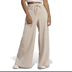 Tan Wide Leg Sweatpants 