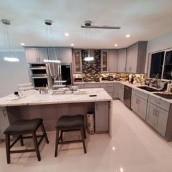 Grey Shaker Cabinets