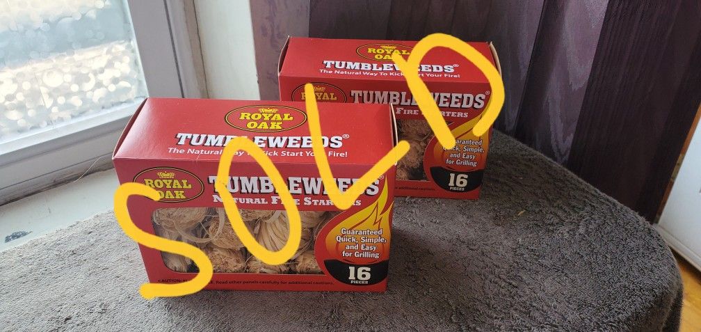 Royal Oak Tumbleweeds Natural Fire Starters - 16/Pack
Product Overview
* Easily start fires and charcoal without lighter fluid
* Lights quickly for o