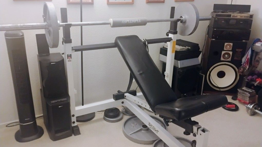 Adjustable Weight Lifting Bench Combo.