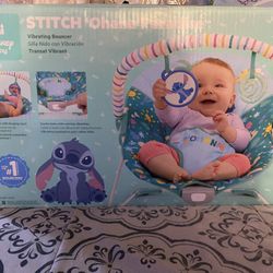 Bright Starts Disney Stitch Vibrating Bouncer