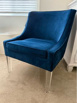 Navy Blue Accent Chair