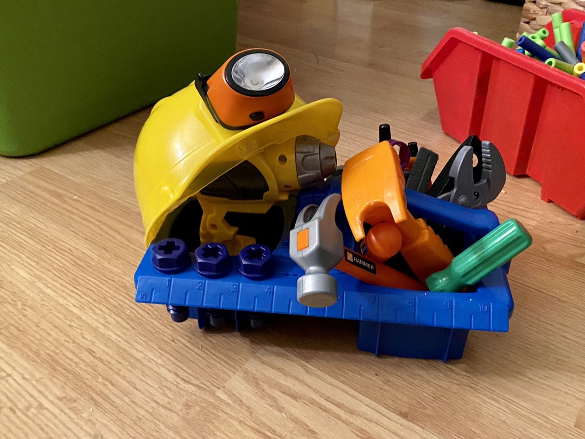 Kids Handyman Tool Set & Safety Hat
