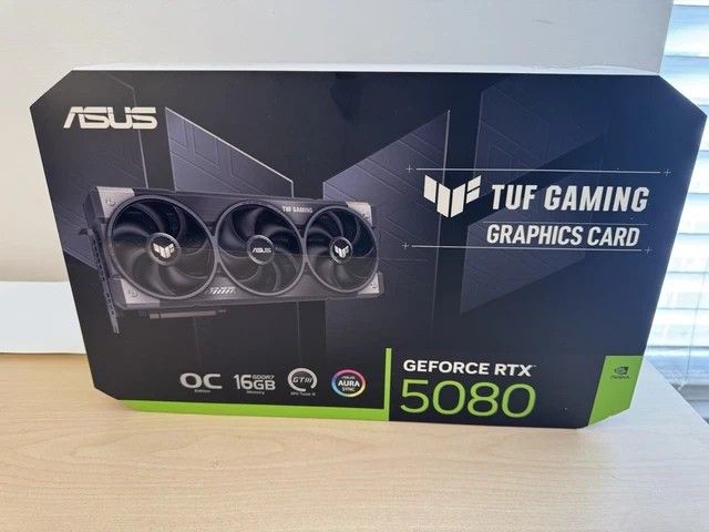 ASUS TUF Gaming GeForce RTX 5080 16GB GDDR7 OC Edition Gaming Graphics