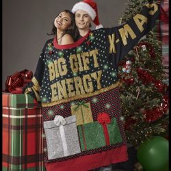 Spencer's Giant Light Up Christmas Sweater Decoration