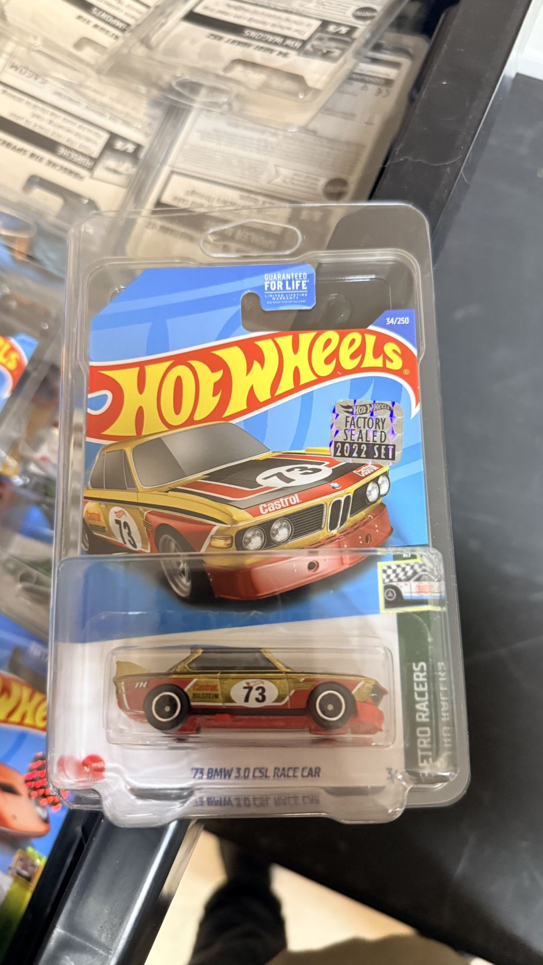 Hot Wheel Super Treasure Hunt 73 BMW 3.0 CSL Factory Sealed