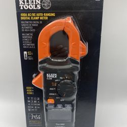 Auto Ranging Digital Clamp Meter - Klein Tools 400a AC/DC