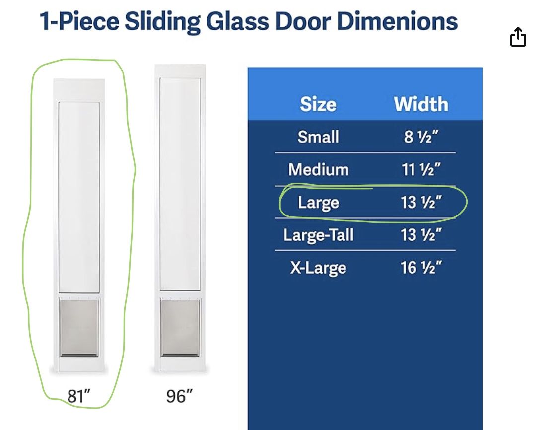 PetSafe Glass Door - Outdoor