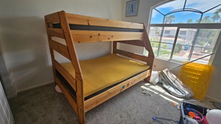 Solid Wood Twin over Full Bunk Bed