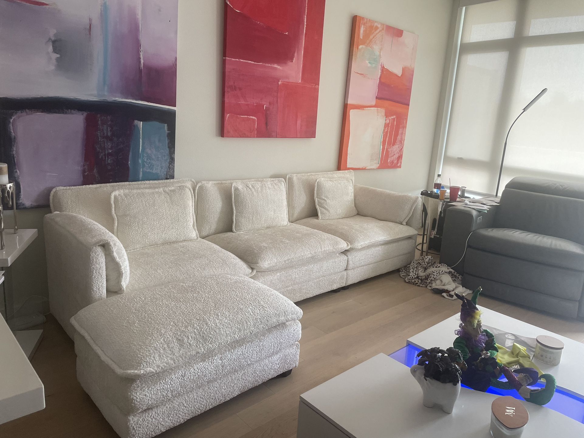Gorgeous Beige Sectional Sofa