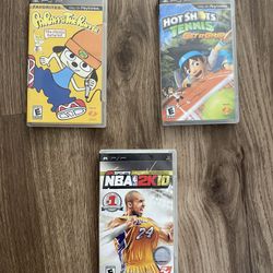 PSP Video Games In Box Manuals 