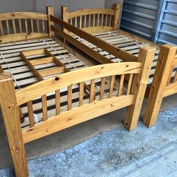 Solid Wood Twin Size Bunk Bed