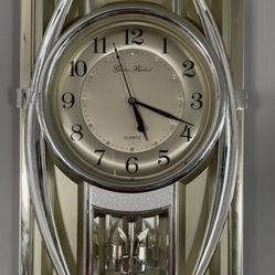 Gustav Becker Replica Quartz Wall Clock Movement Mirrored