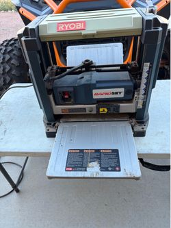 Rapid set ryobi planer