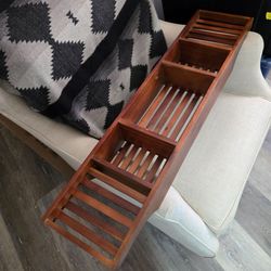 Hearth & Hand with Magnolia Slatted Wood Bathtub Tray