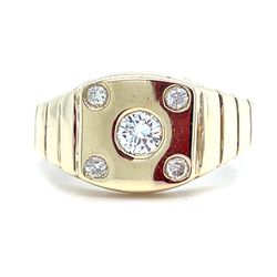 14Kt Yellow Gold Diamond Ring 10.40g .5CTW Size 9 188435/11