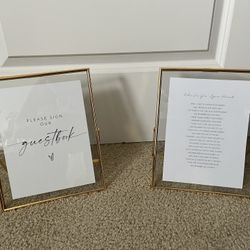 Four Gold Frames