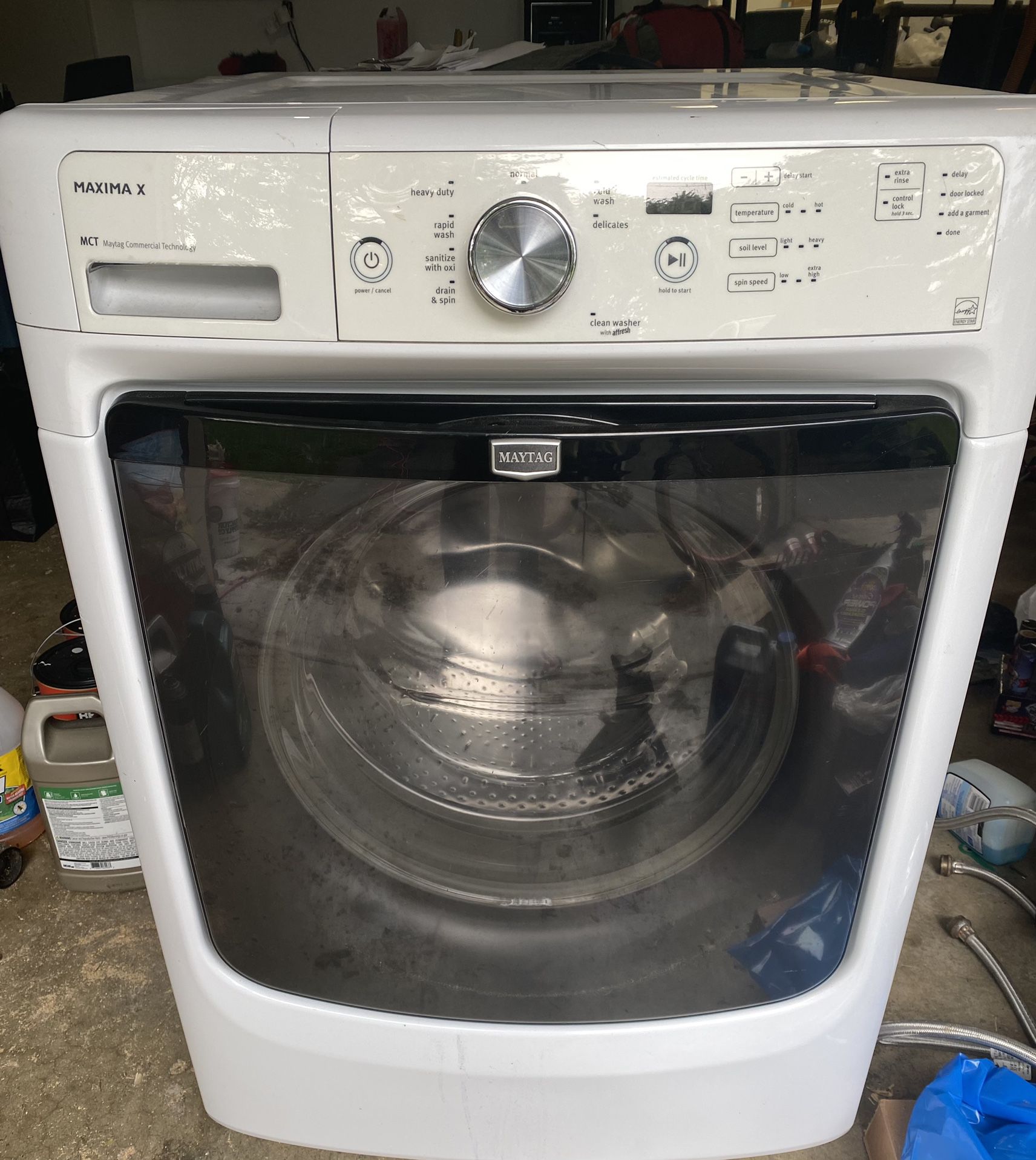 Maytag Maxima-x Front Load Washer And Electric Dryer 